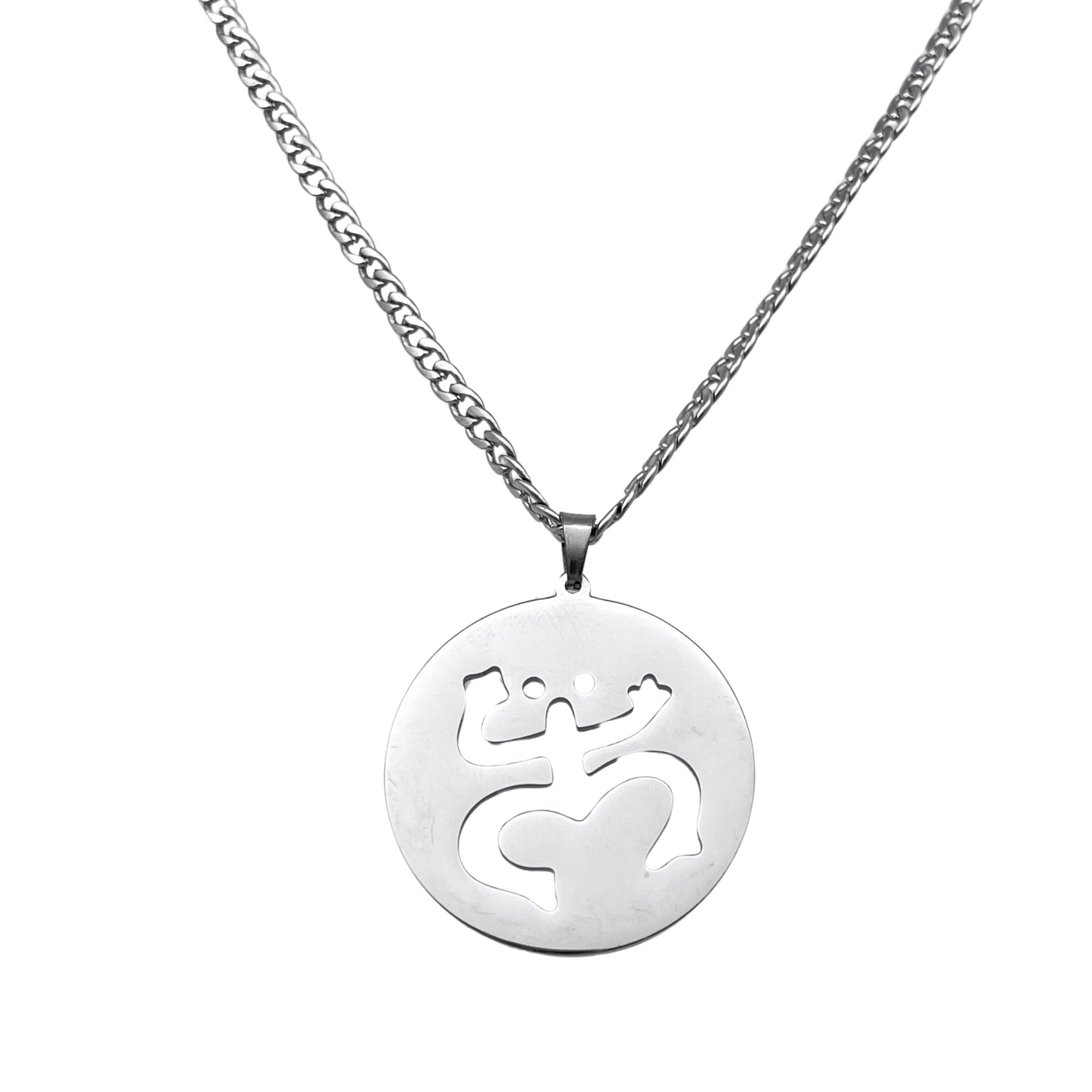 Silver "Coquí Taíno" Necklace