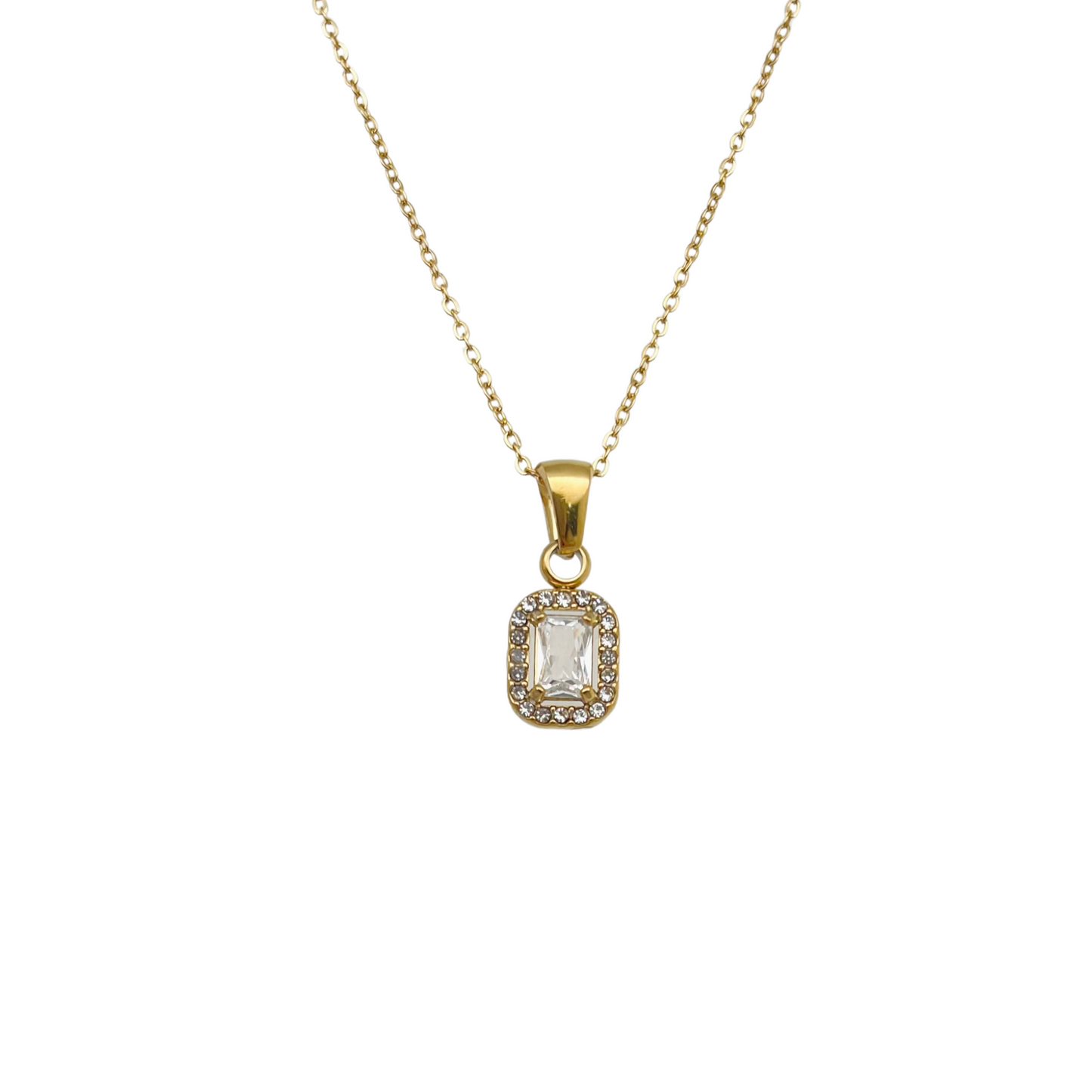 Dainty Cubic Zirconia Necklace