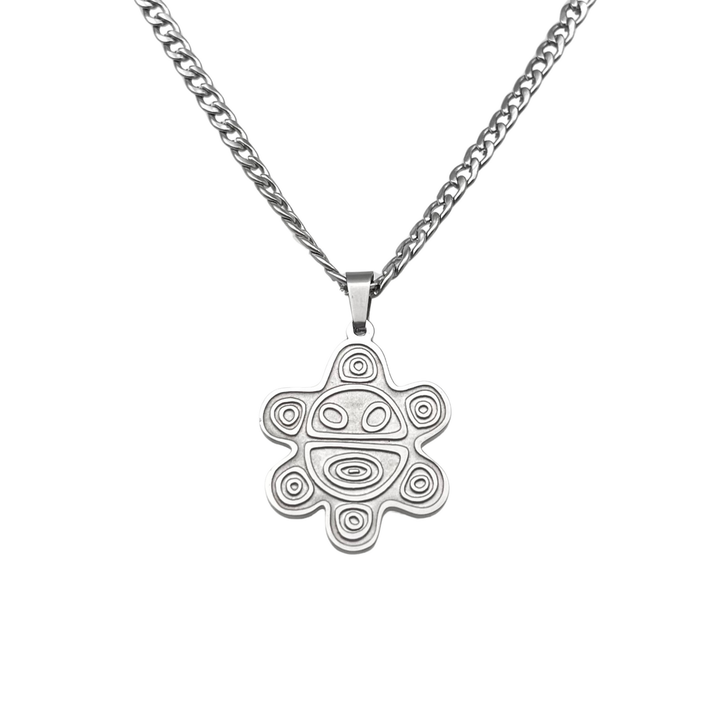 Silver "Sol Taíno" Necklace