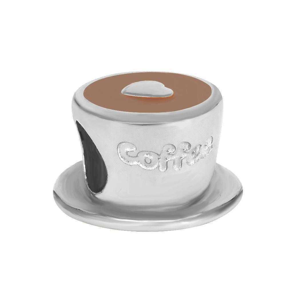 Coffee Cup Dangle Bracelet