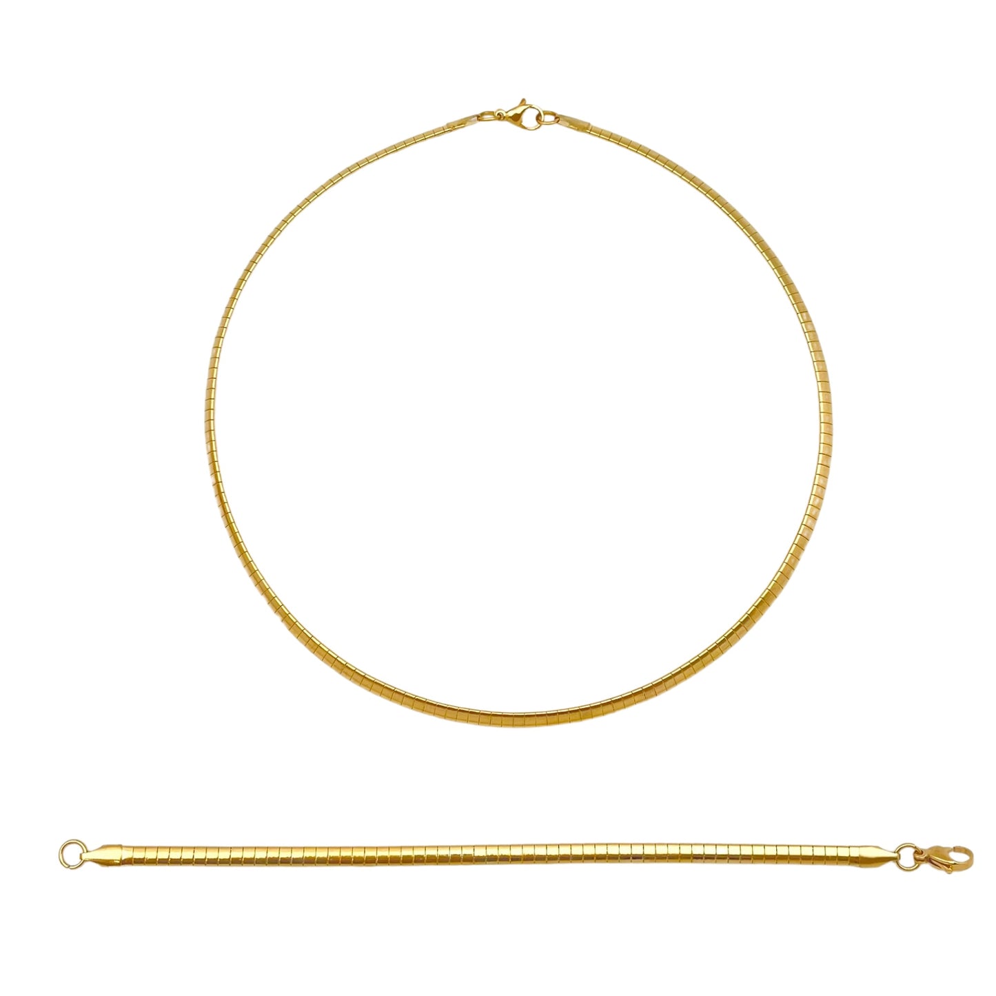 6mm Gold Omega Set
