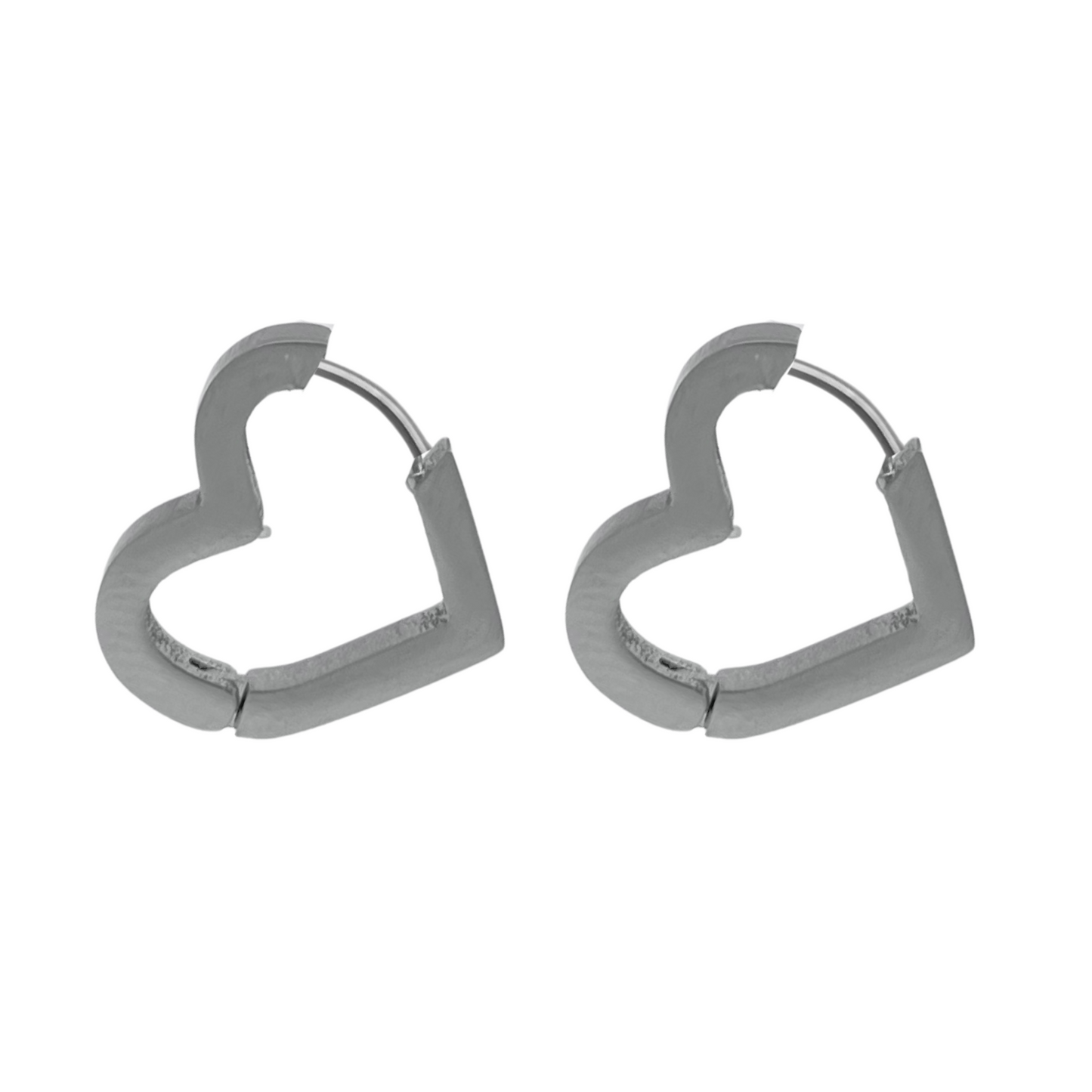 Heart Huggies Earrings