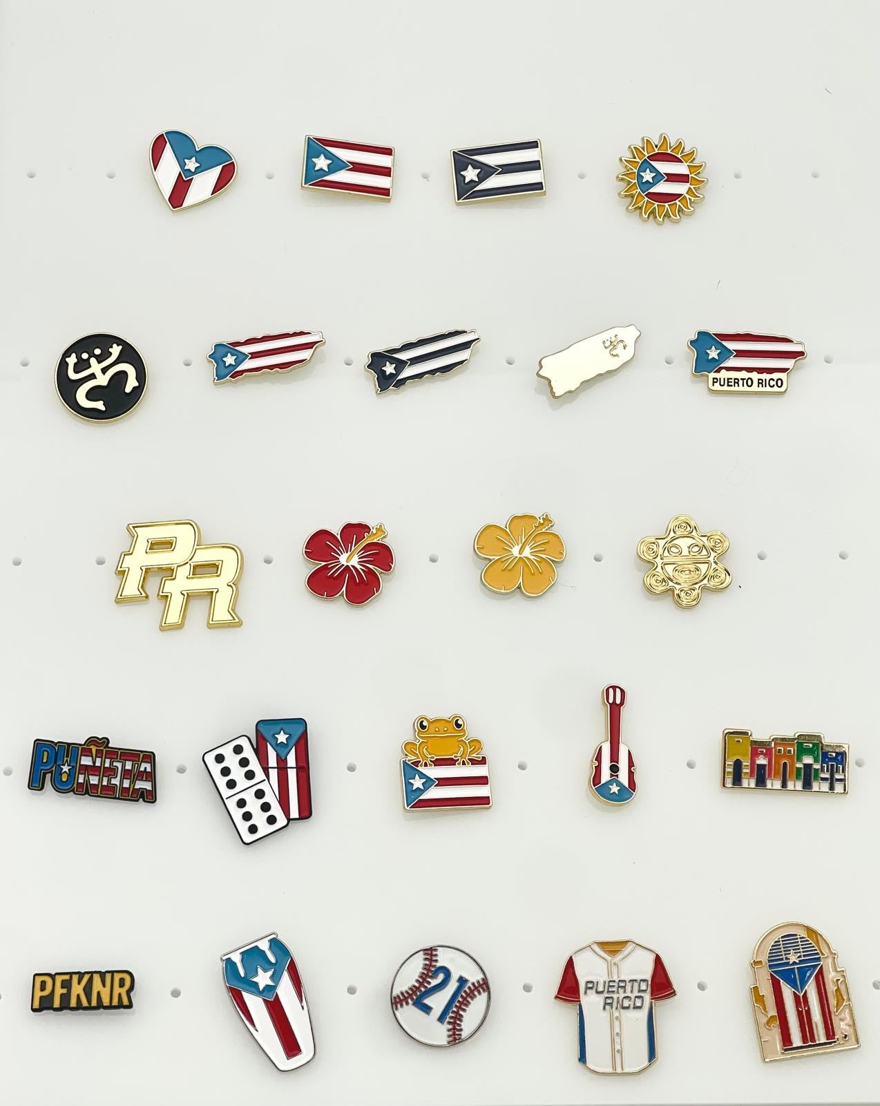 Puerto Rico & Bad Bunny Inspired Enamel Pin