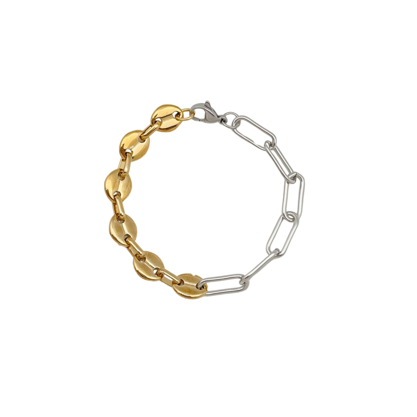 Half Paperclip Link Bracelet