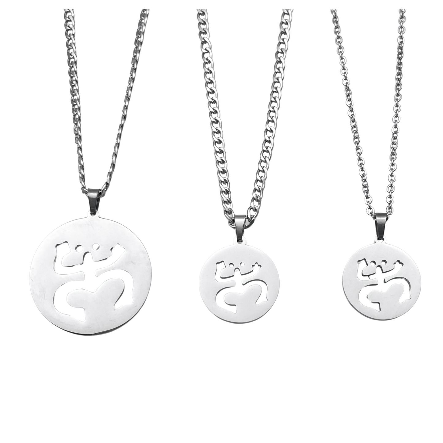 Silver "Coquí Taíno" Necklace