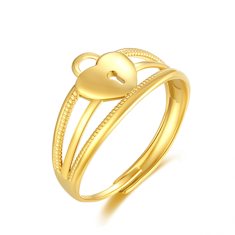 Heart Lock Ring