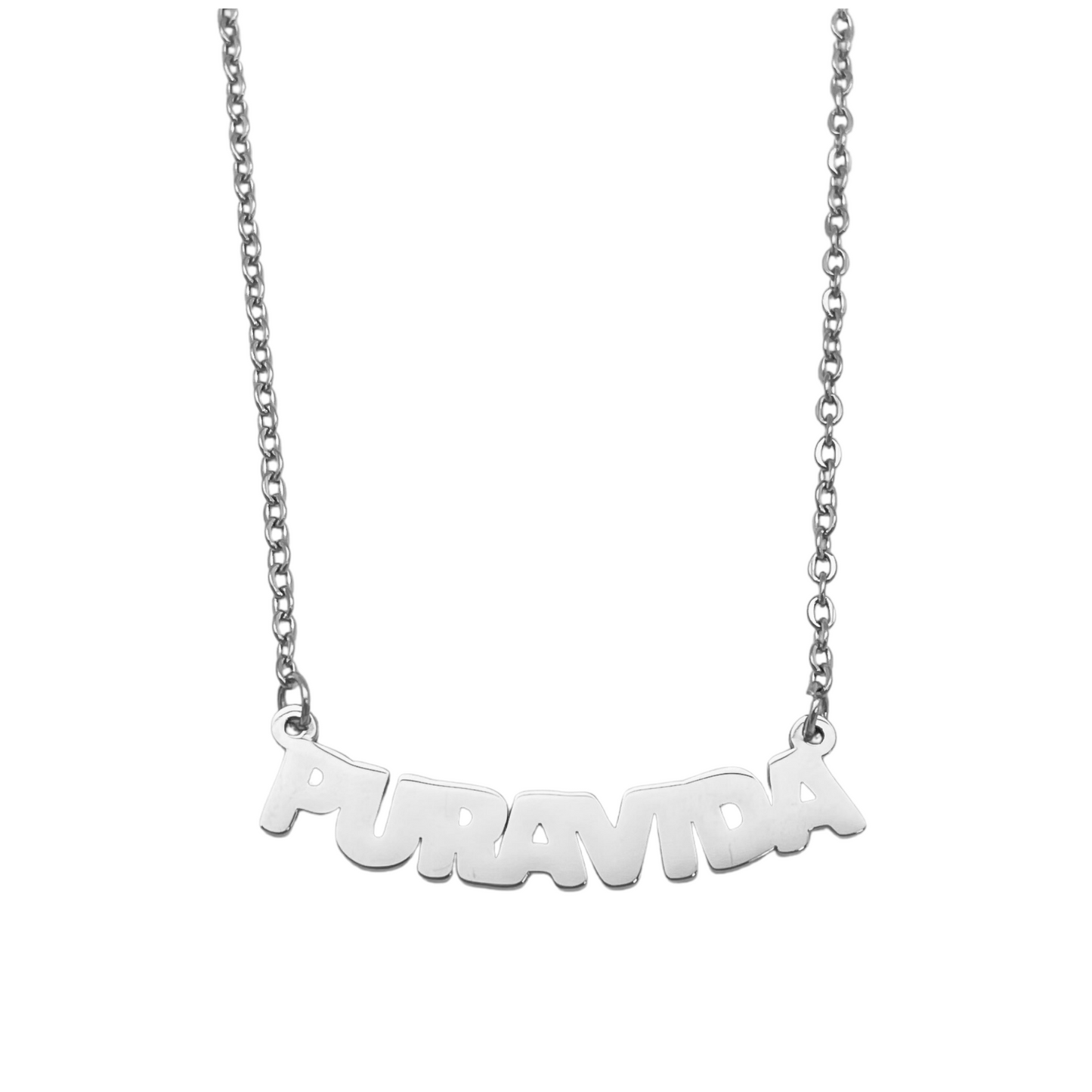 Silver "Pura Vida" Necklace
