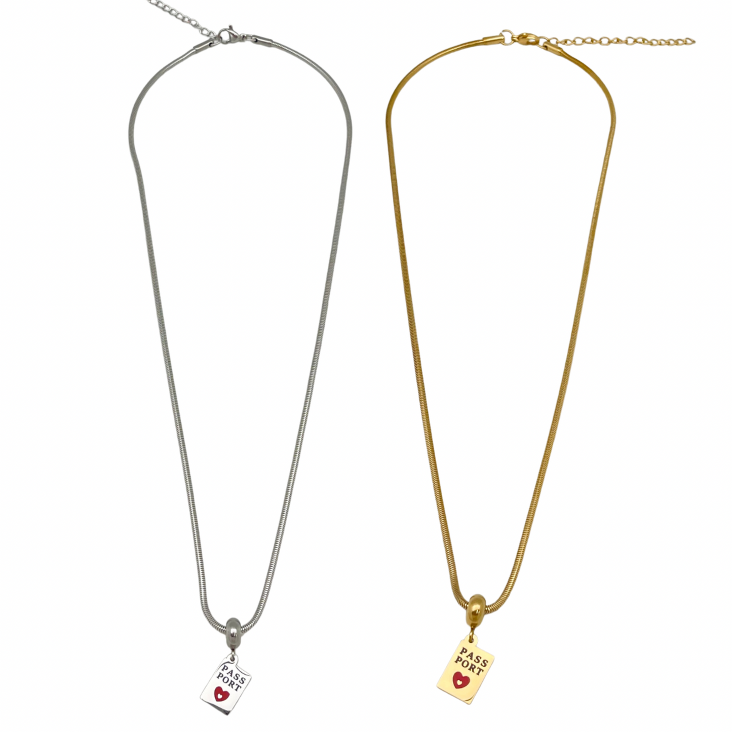 Passport Dangle Necklace