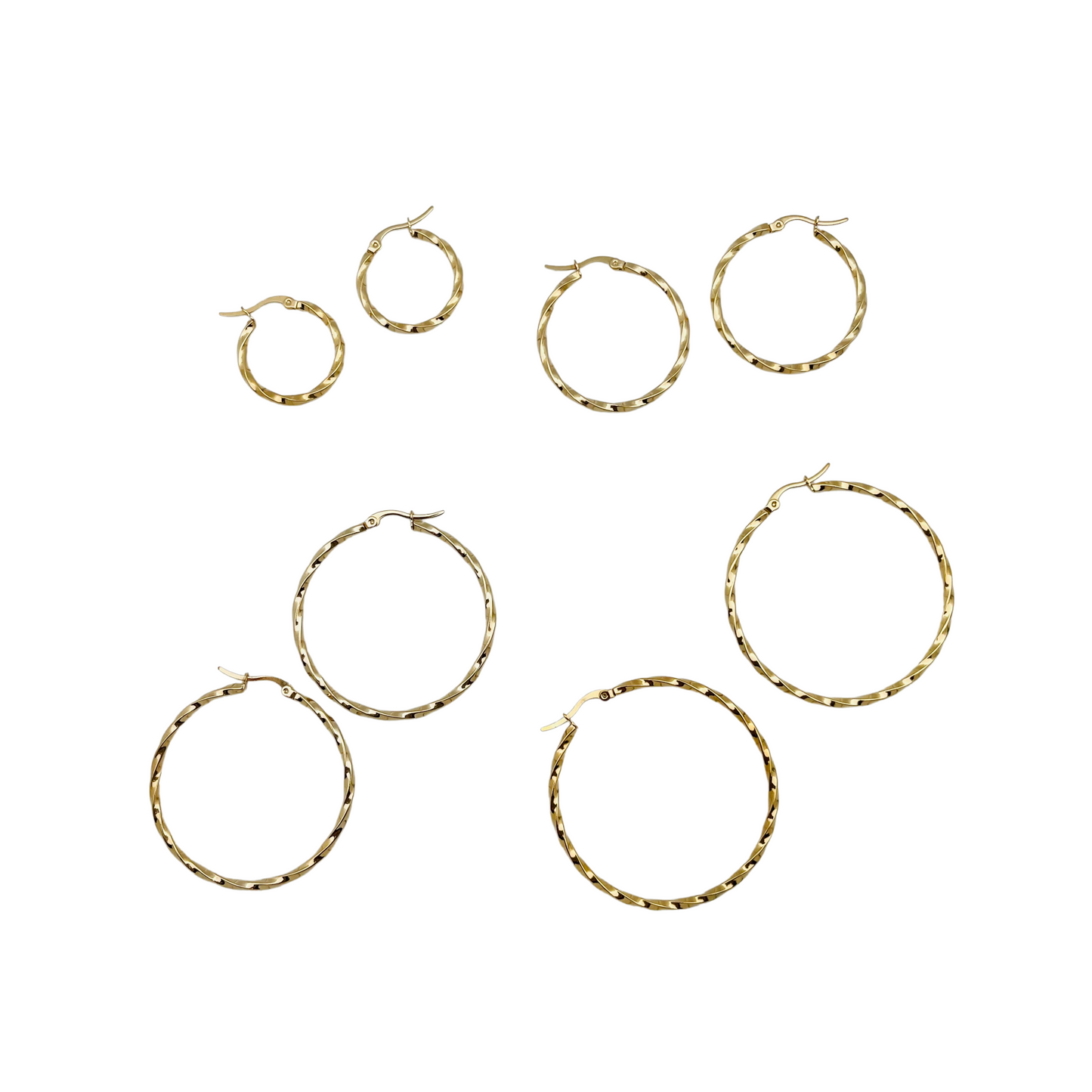 50.0mm Braided Round Hoops