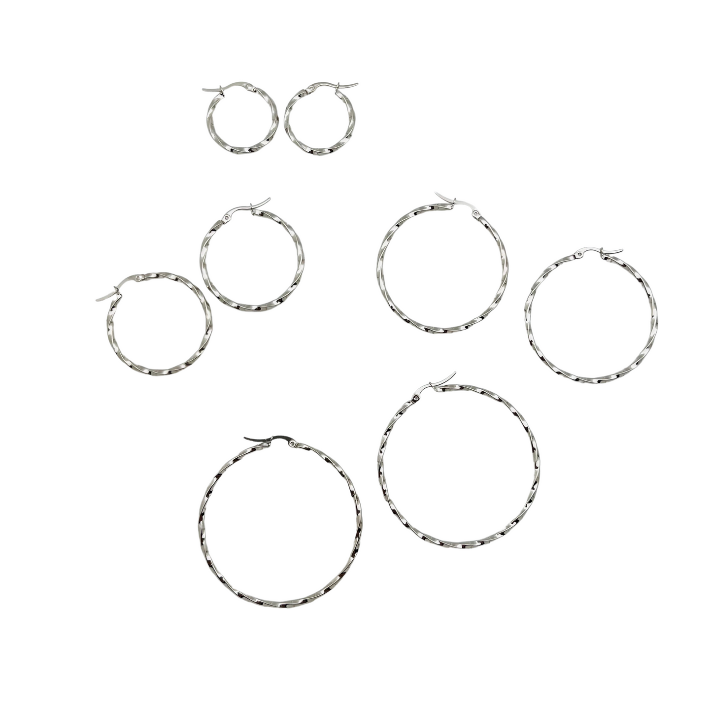 50.0mm Braided Round Hoops