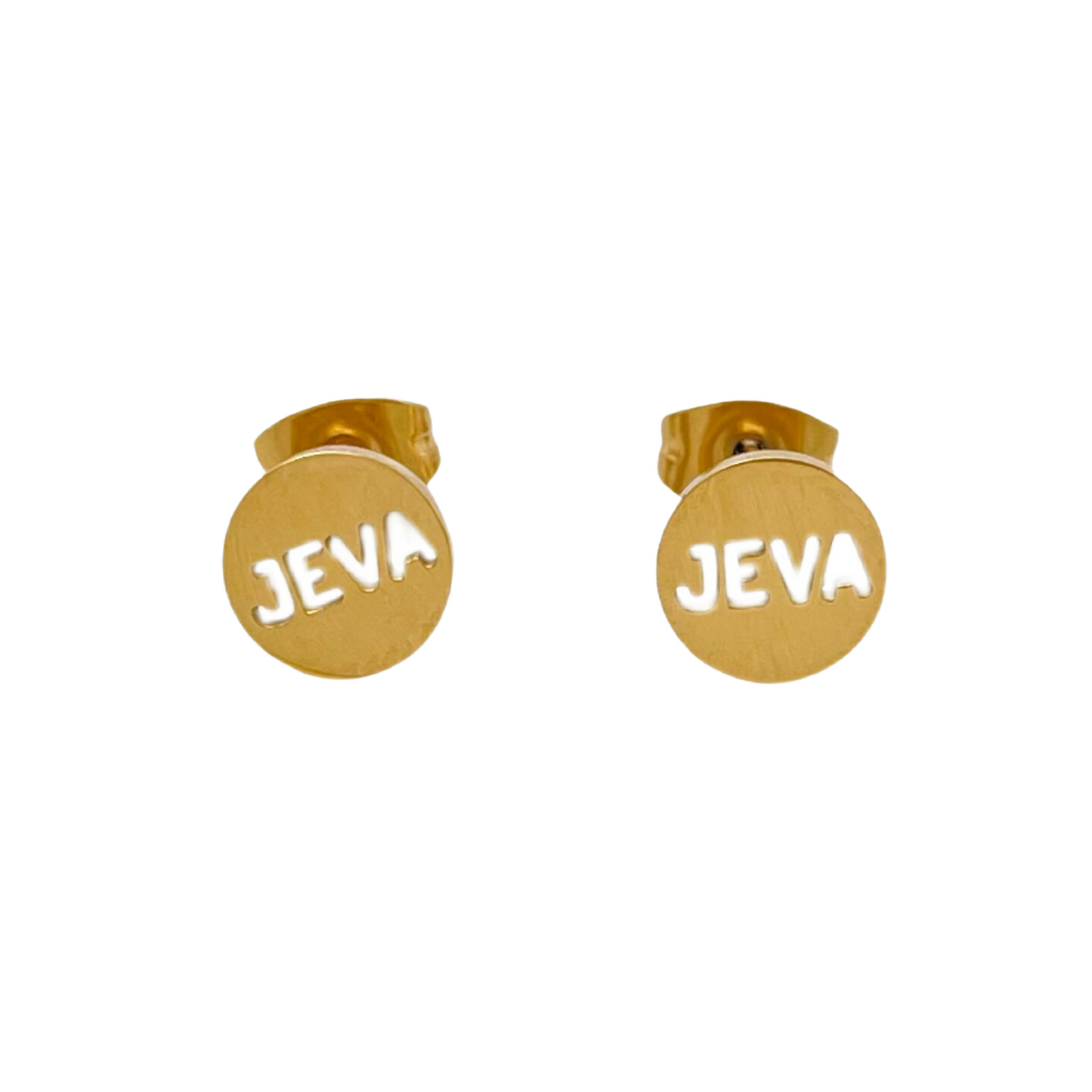 Gold "Jeva" Earrings