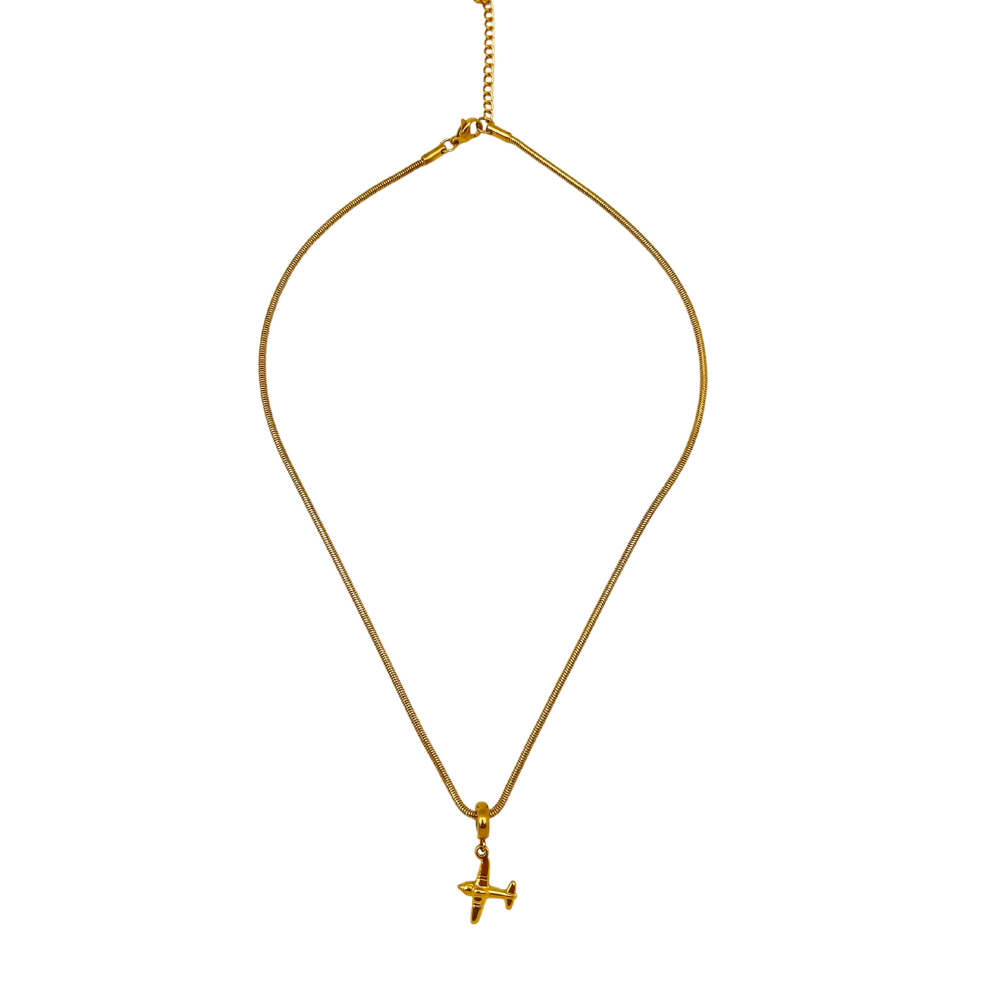 Airplane Dangle Necklace