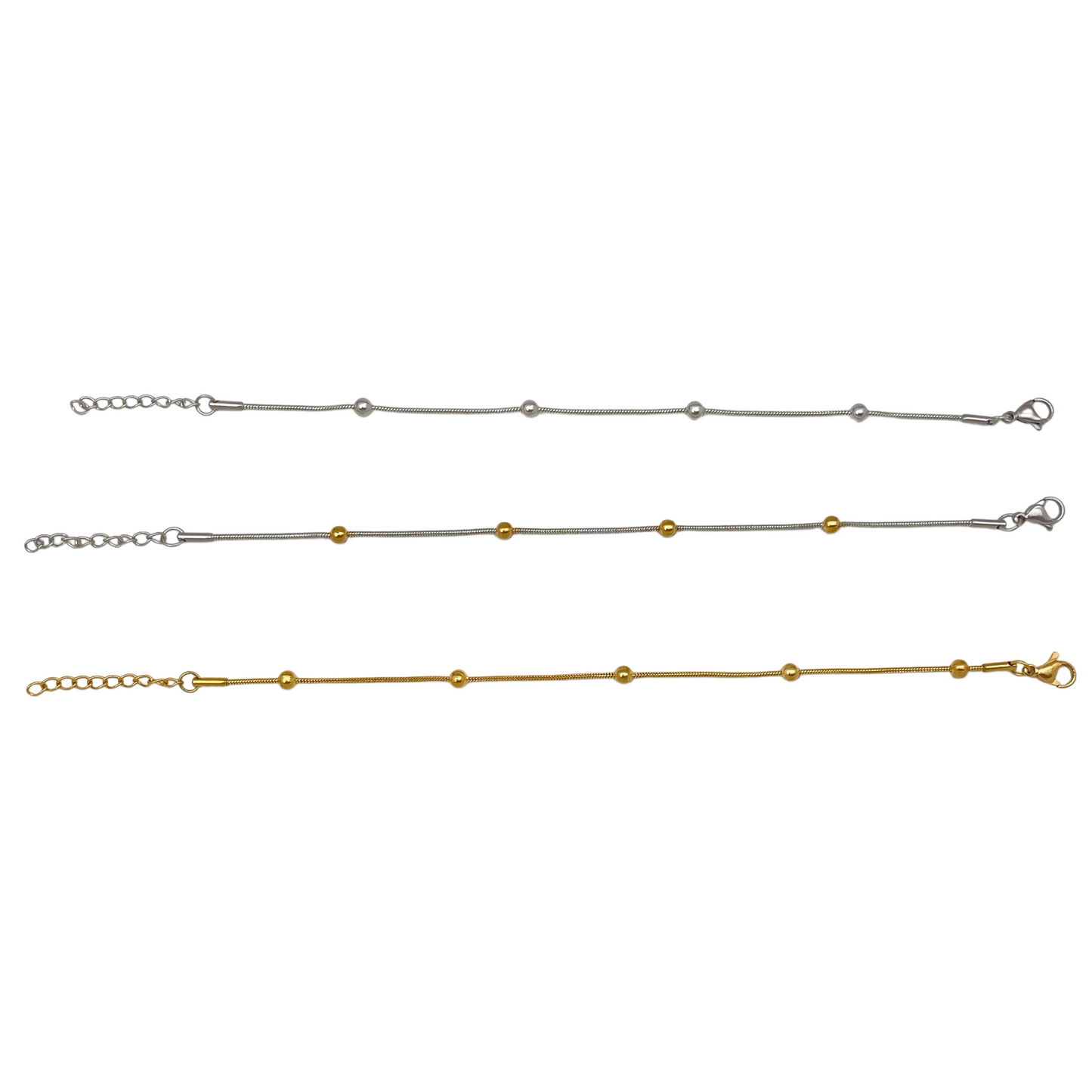 Round Snake Chain Bracelet