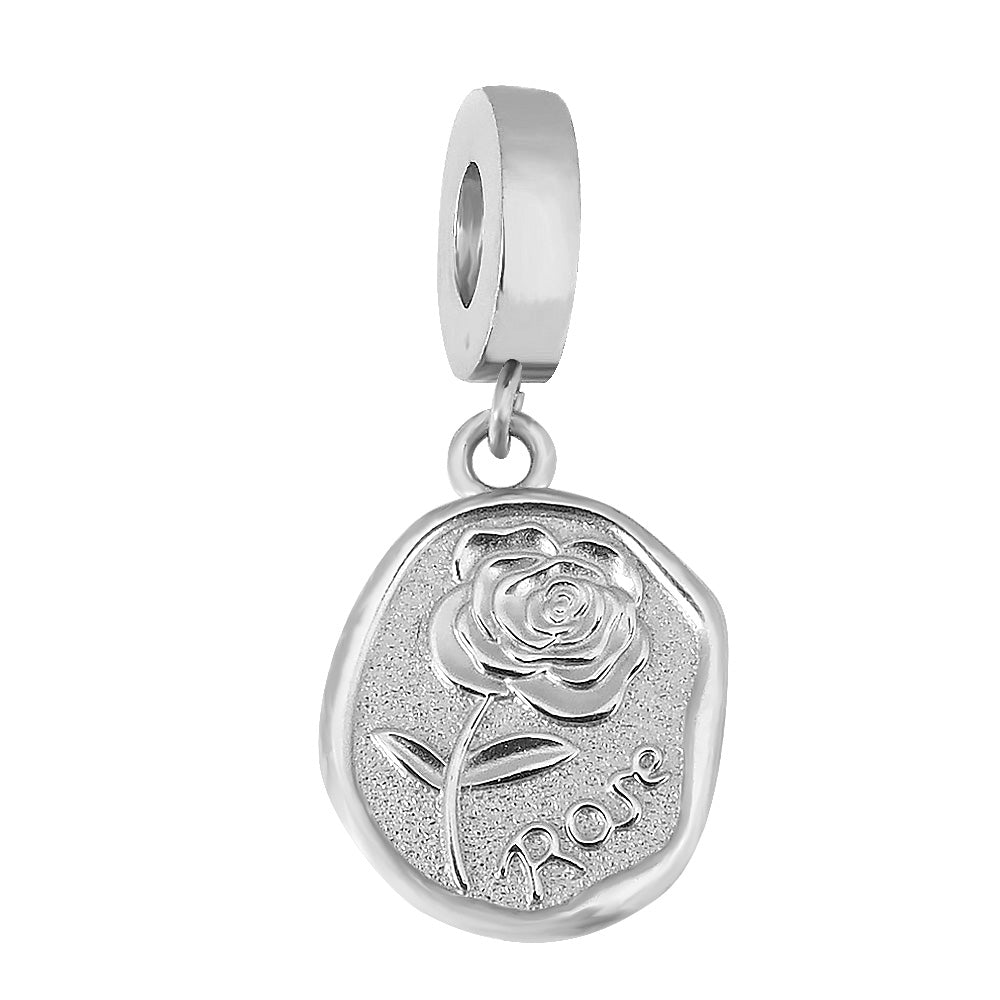 Rose Dangle Necklace