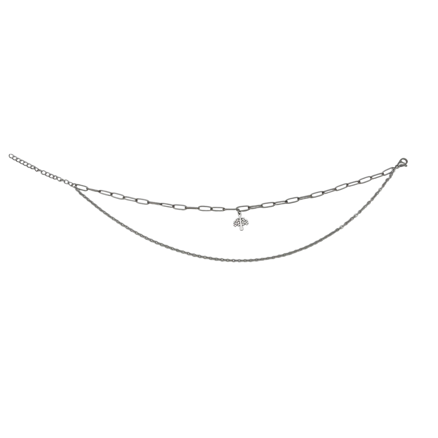Tree of Life Double Chain Anklet