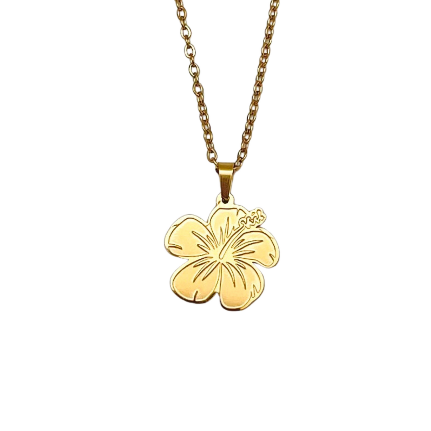 Gold PR Flower "Flor de Maga" Necklace