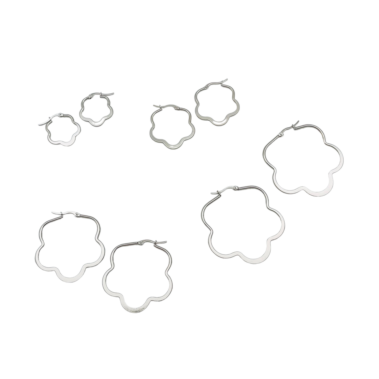 50.0mm Flat Flower Hoops