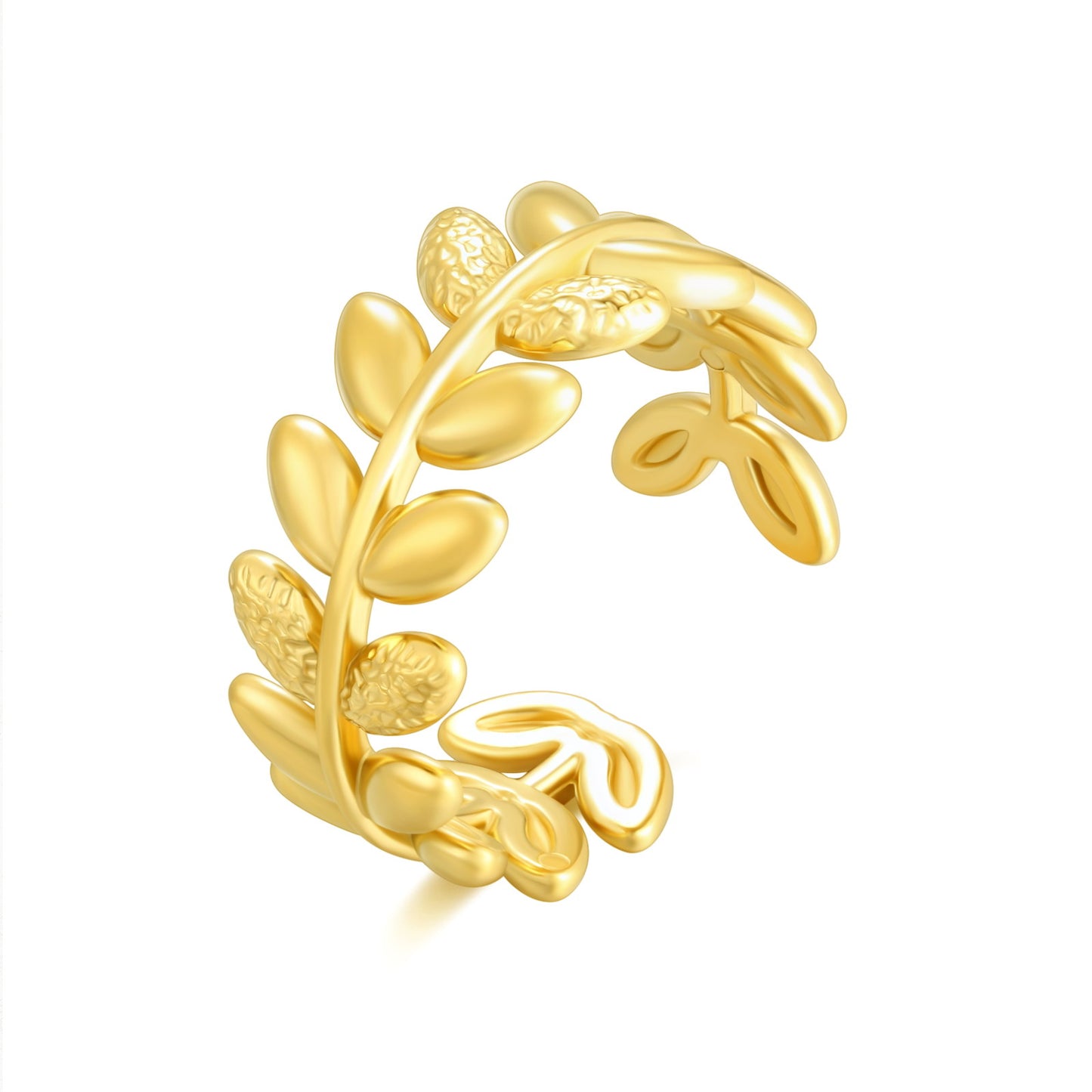 Greek Leaf Ring