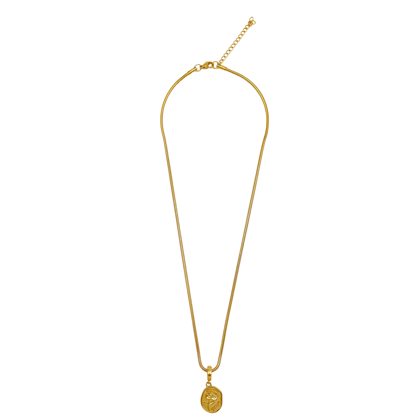 Rose Dangle Necklace