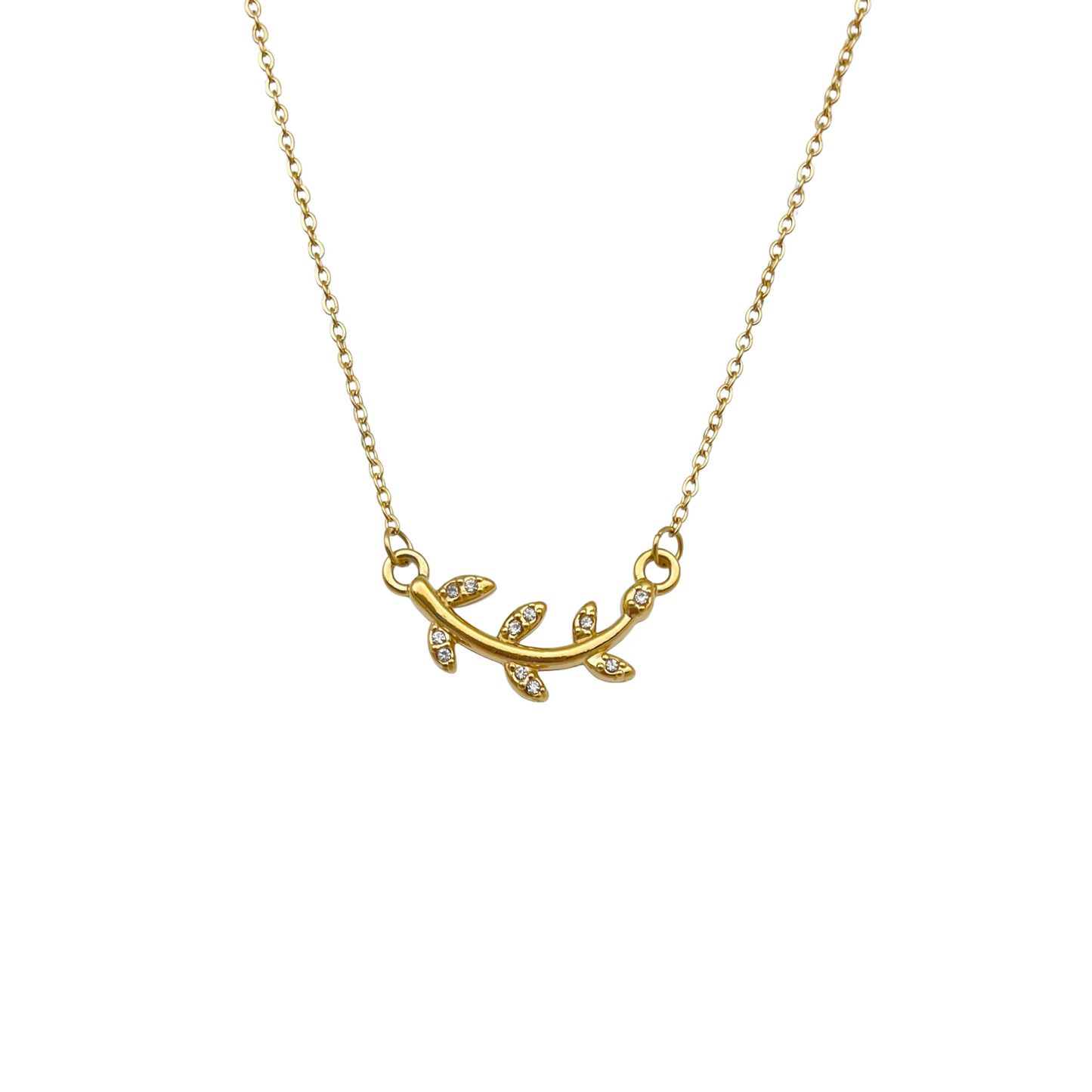 Greak Leaf Necklace