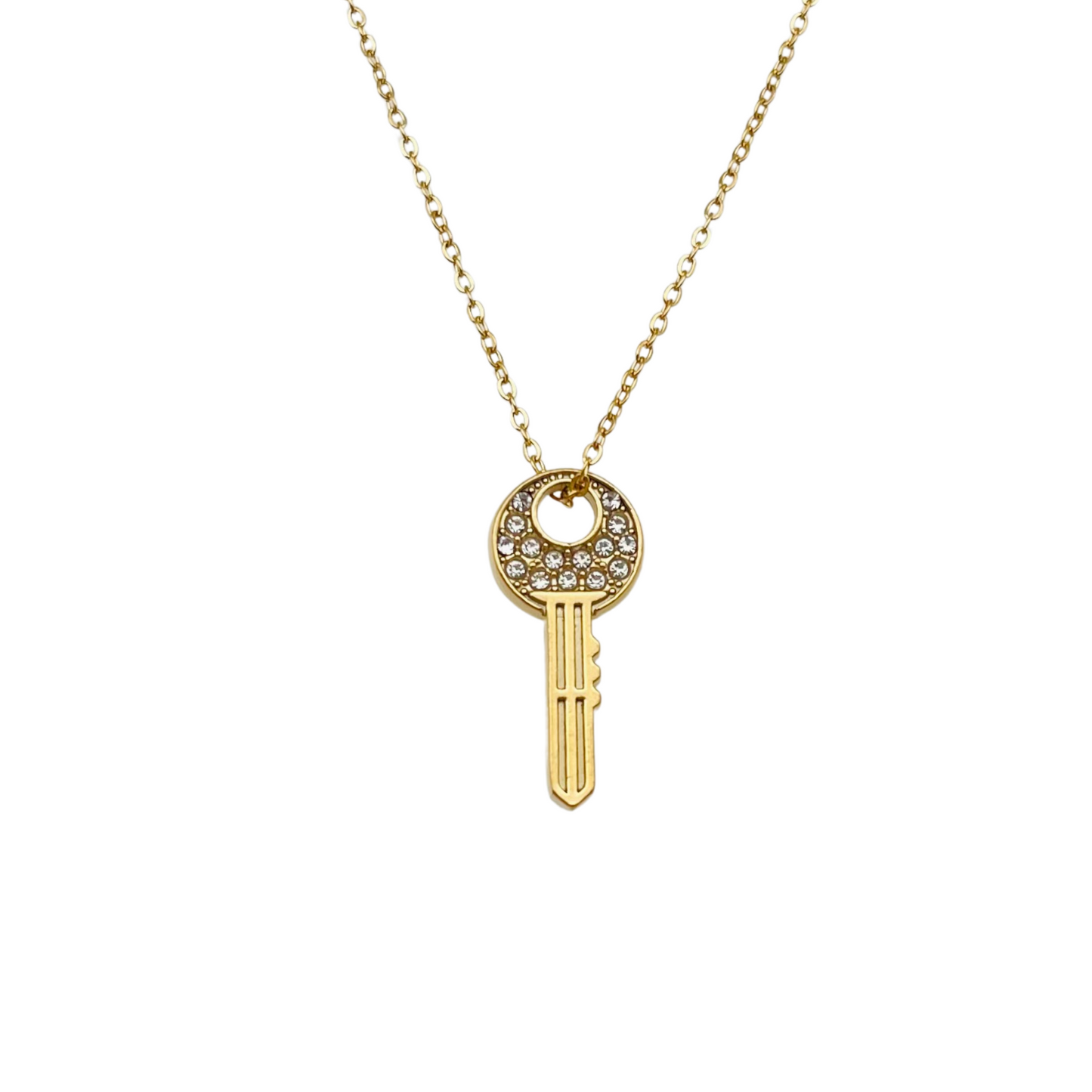 CZ Key Necklace