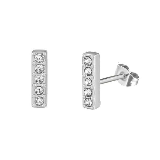 Bar CZ Earrings