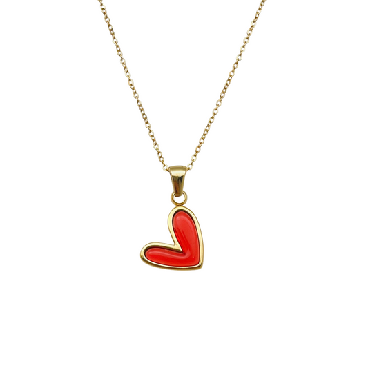 Red Heart Necklace