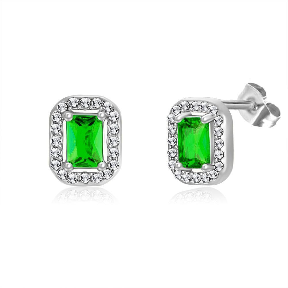 Esmeralda CZ Earrings