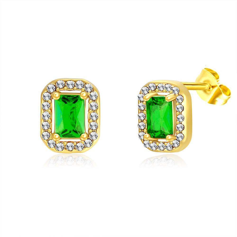 Esmeralda CZ Earrings