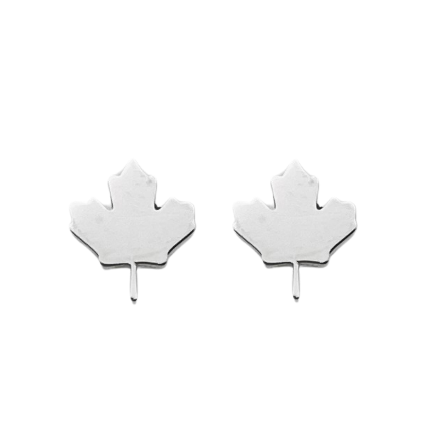 Silver Canada Maple Leaf Earrings