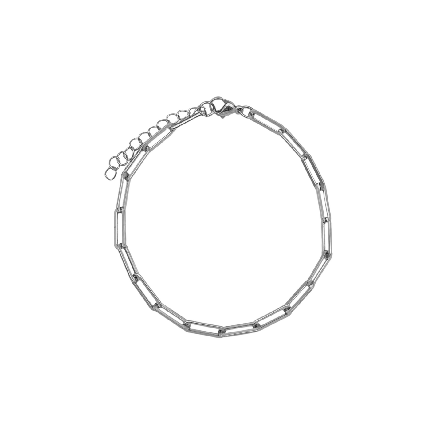 Paperclip Link Anklet