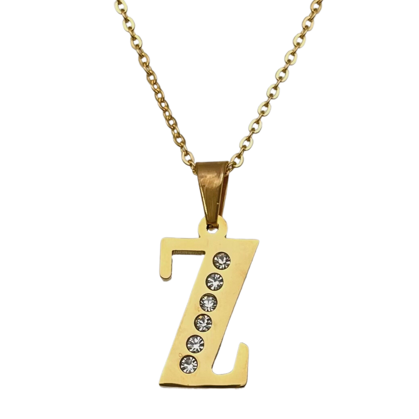 Letter "Z" CZ Necklace