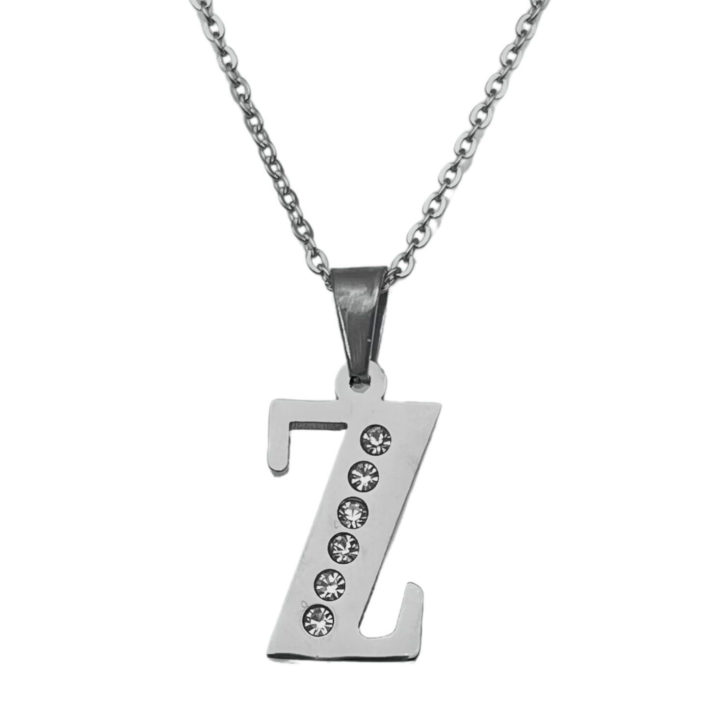 Letter "Z" CZ Necklace