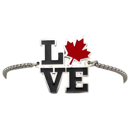 Silver Canada “LOVE” Bracelet