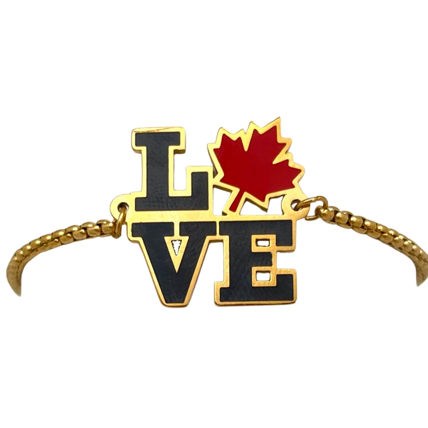 Gold Canada “LOVE” Bracelet