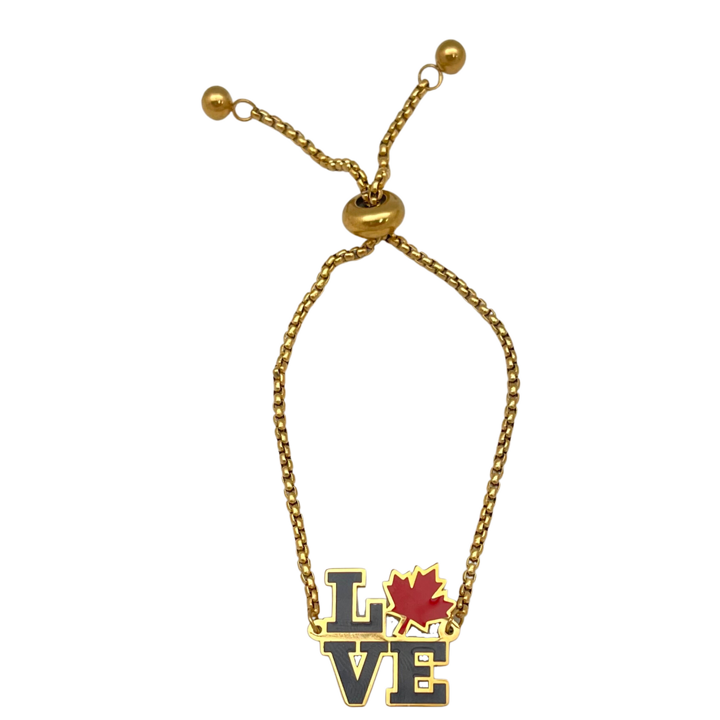 Gold Canada “LOVE” Bracelet