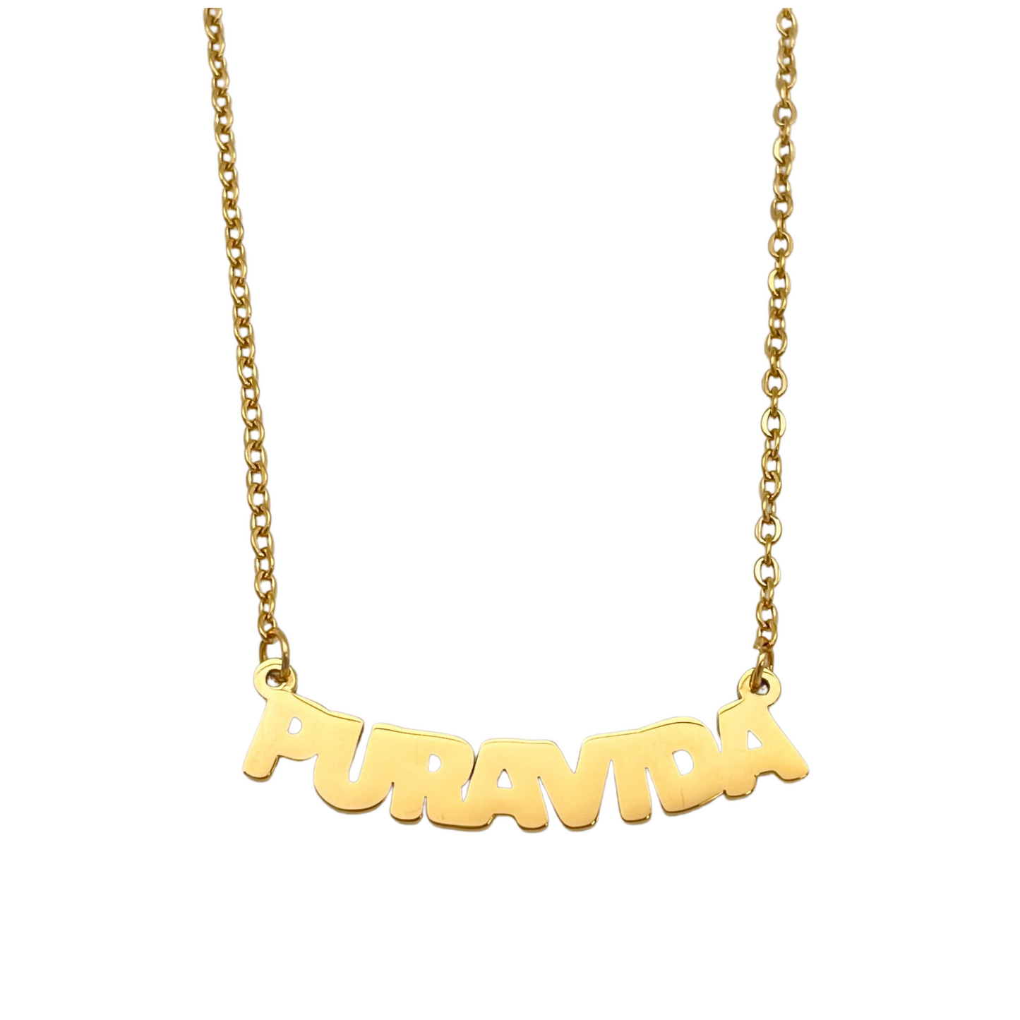 Gold "Pura Vida" Necklace