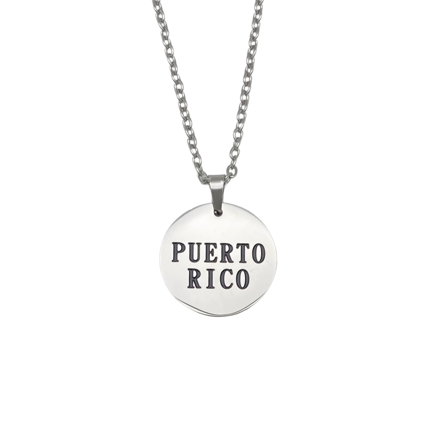 Silver "Puerto Rico" Necklace