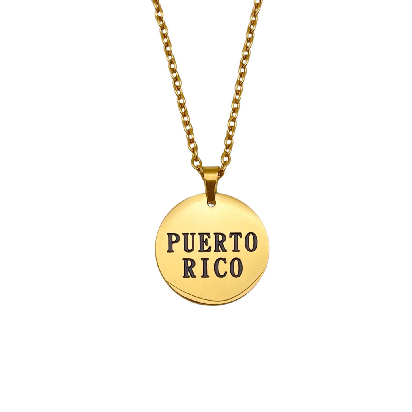 Gold "Puerto Rico" Necklace