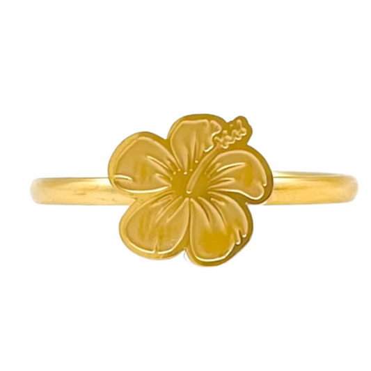 Gold Flower “Flor de Maga” Adjustable Ring