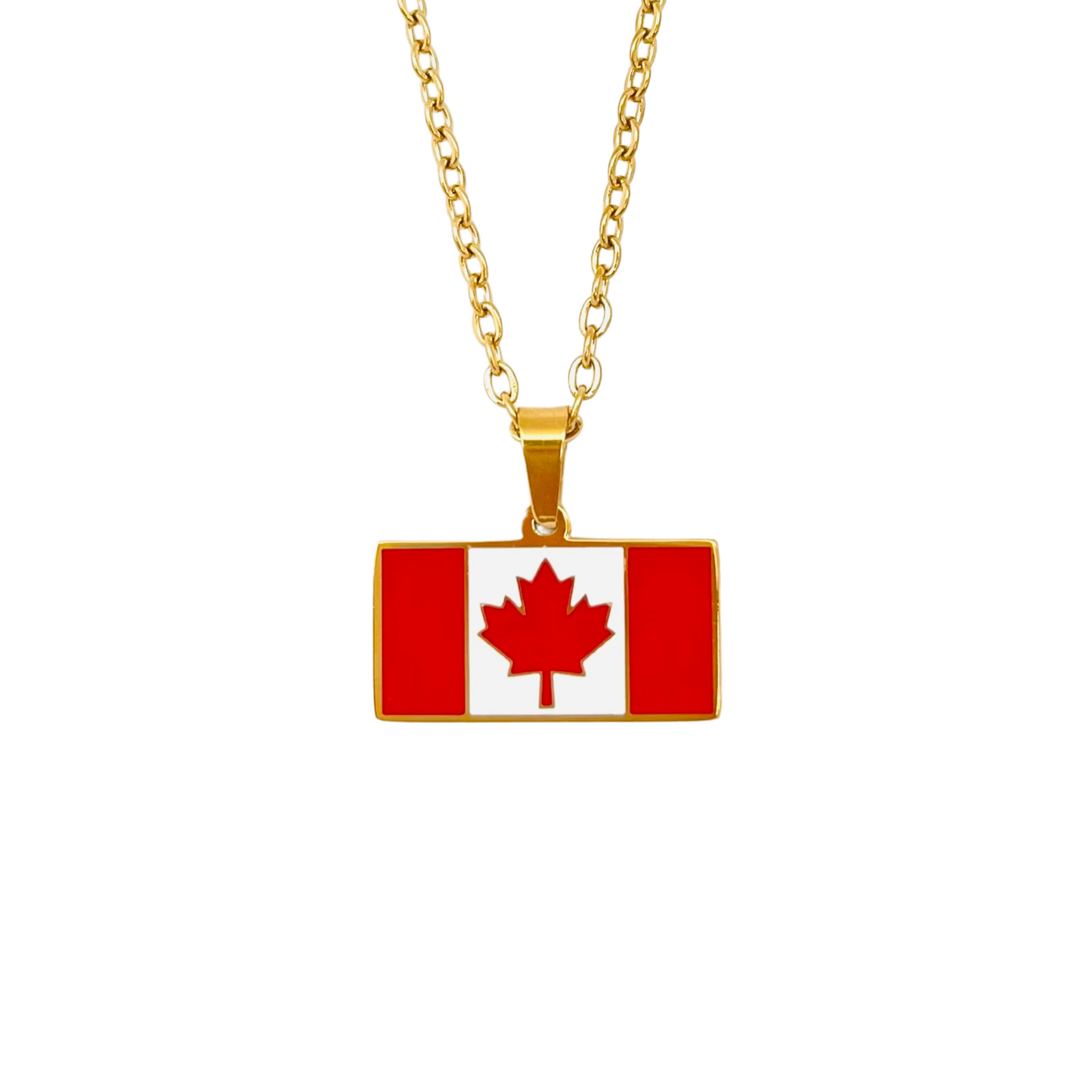 Gold Multi Canada Flag