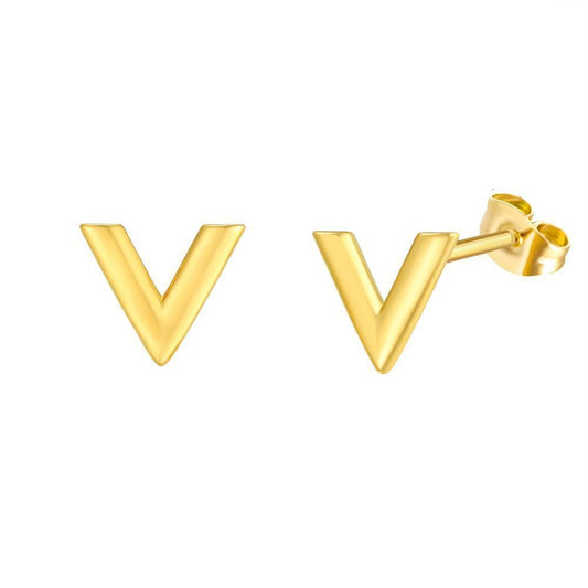 “V” Earrings