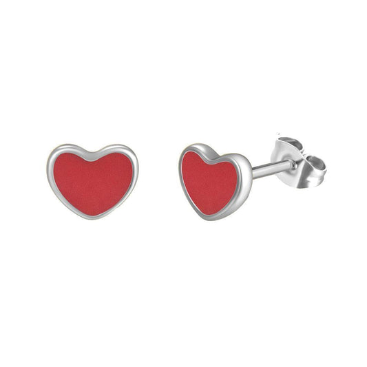 Red Heart Earrings