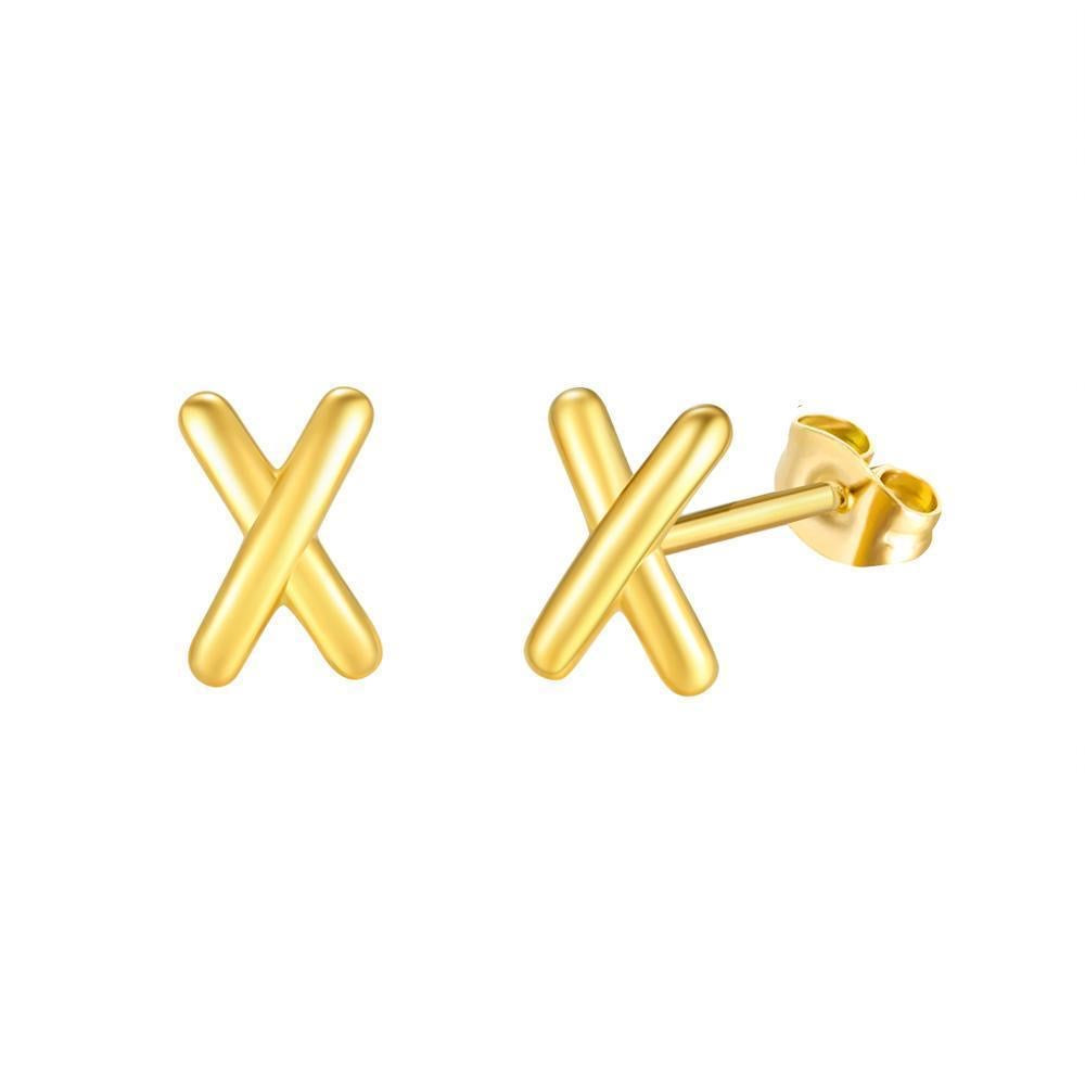 "X" Earrings