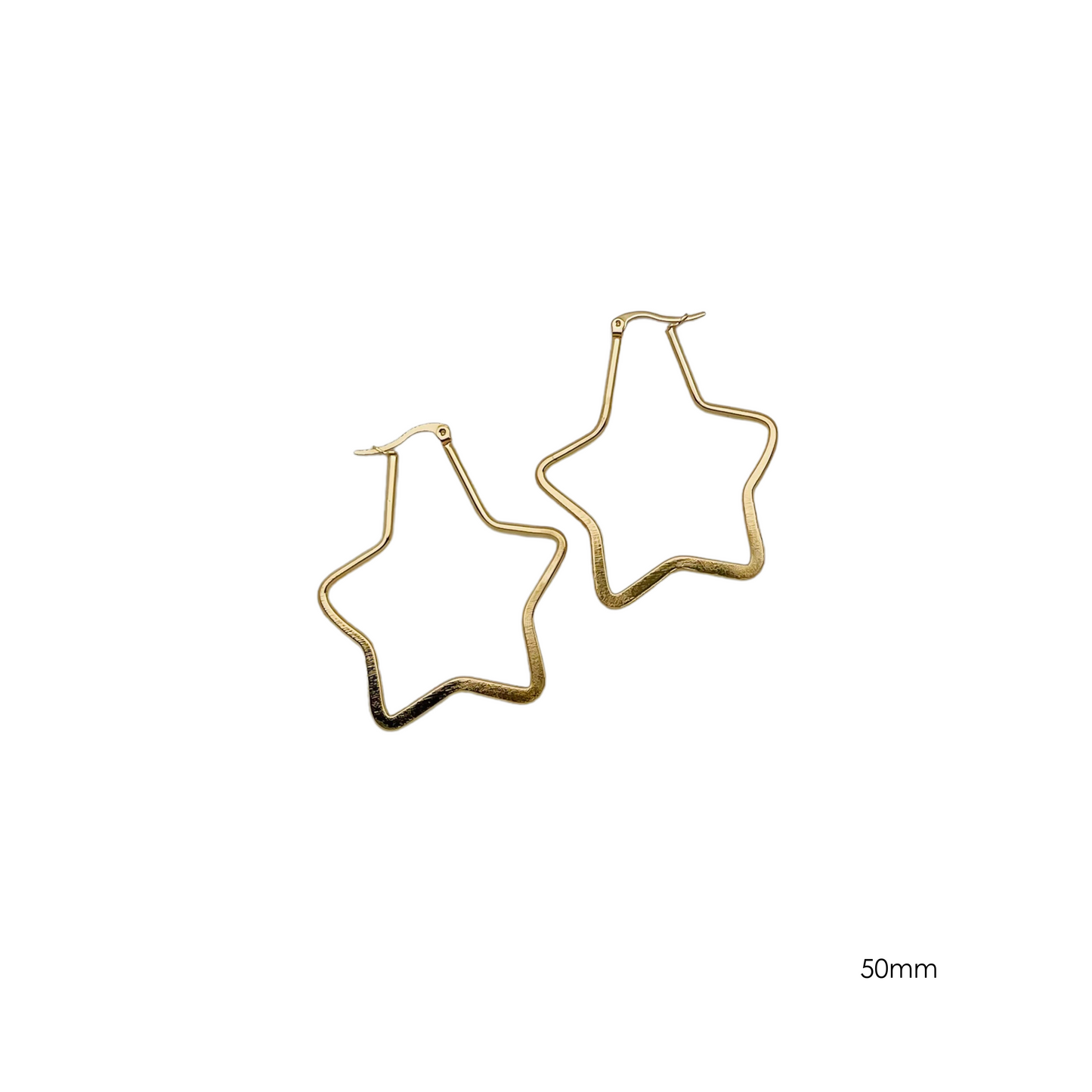 50.0mm Flat Star Hoops