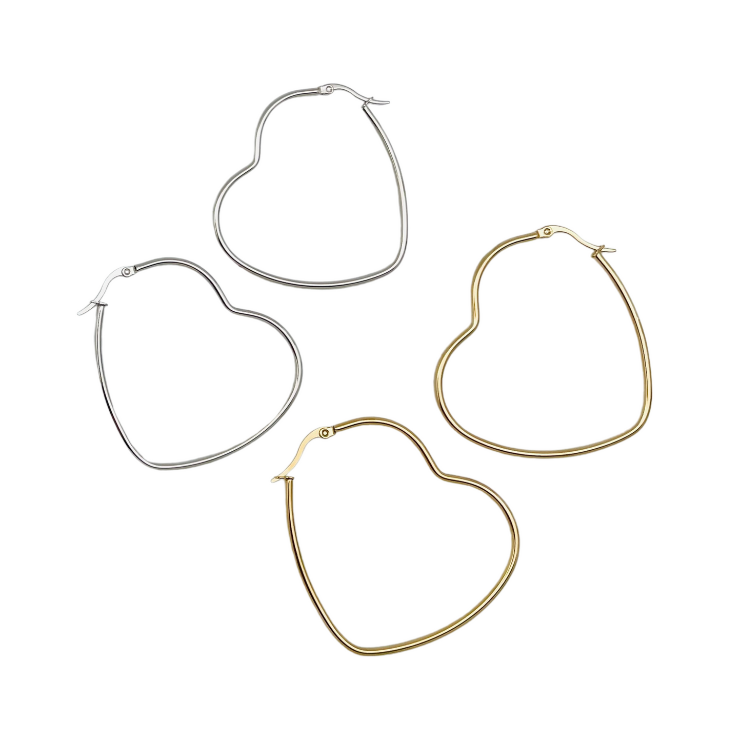 50.0mm Tube Heart Hoops