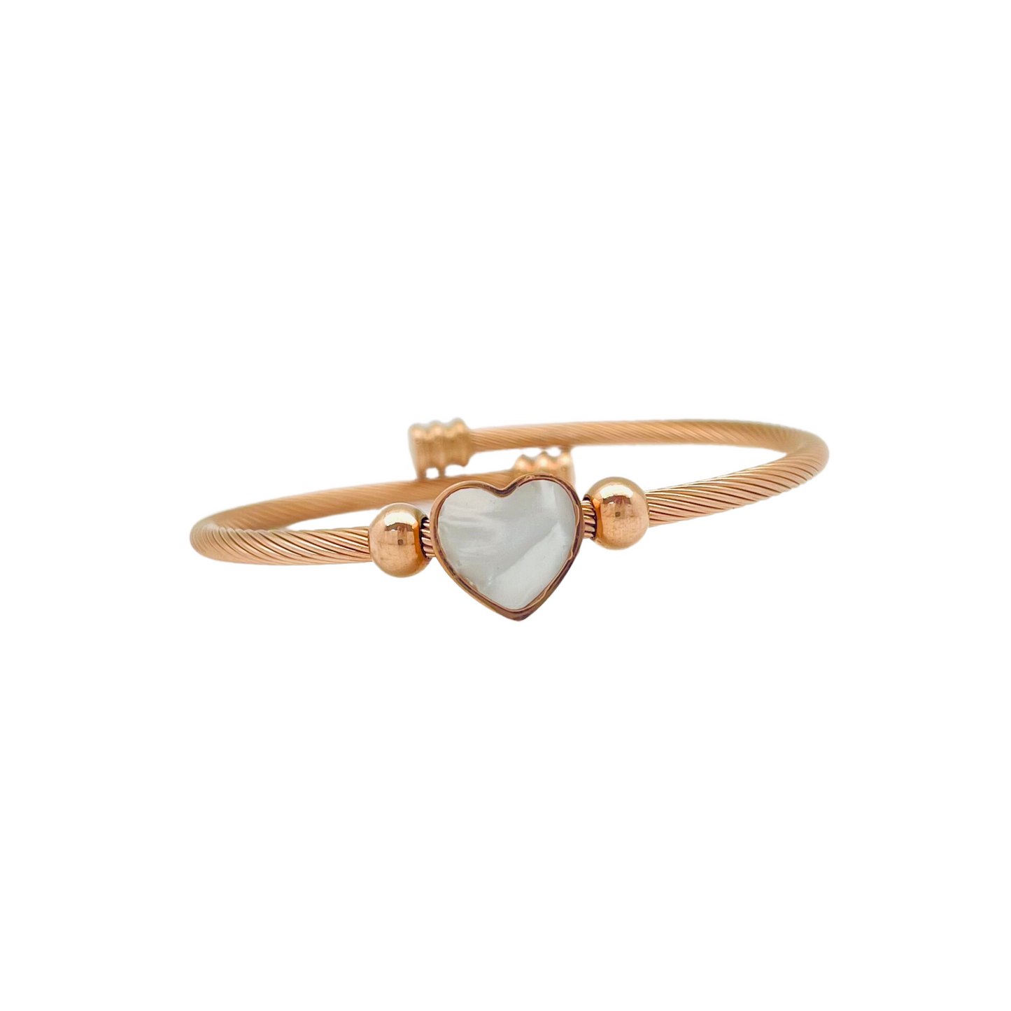 Nacar Heart Bangle