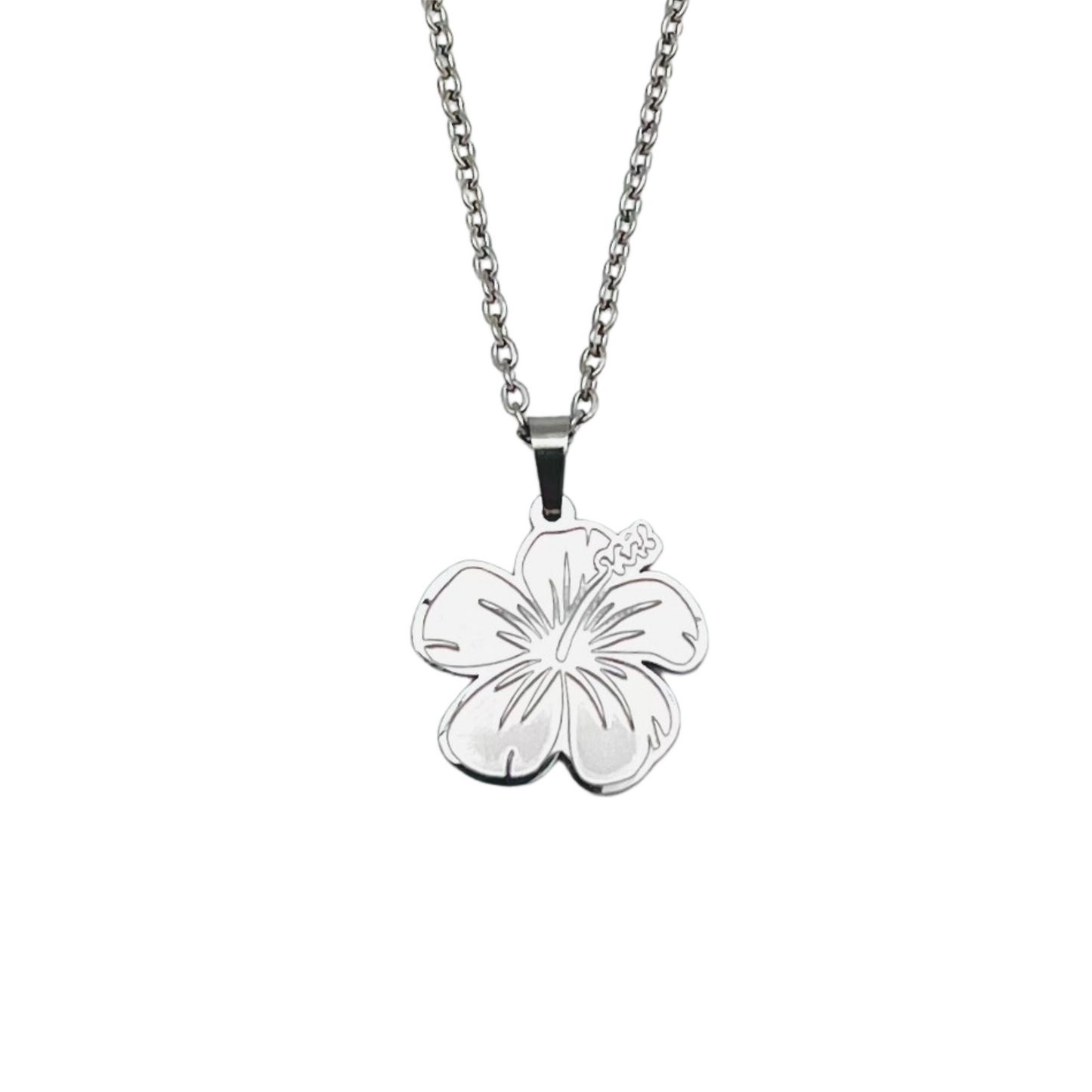 Silver PR Flower "Flor de Maga" Necklace