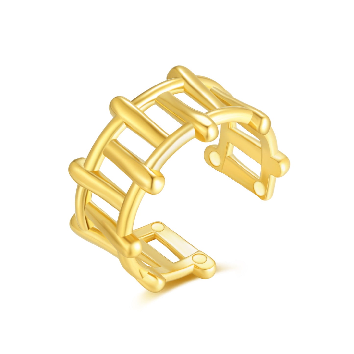 Irregular Bars Ring