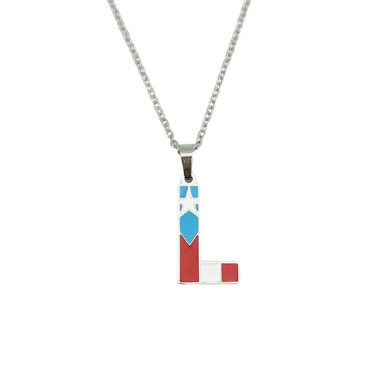 Letter L PR Flag Necklace